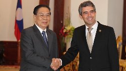 Встречи и переговоры президента Плевнелиева в Лаосе