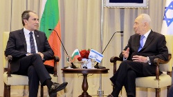 Премьер-министр Пламен Орешарски встретился в Иерусалиме с президентом Израиля Шимоном Пересом