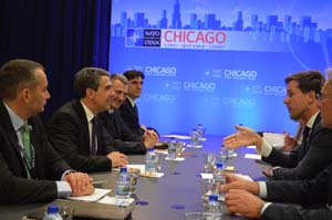 Переговоры президента Плевнелиева в рамках саммита НАТО в Чикаго
