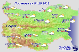 Погода в Болгарии на 4 октября